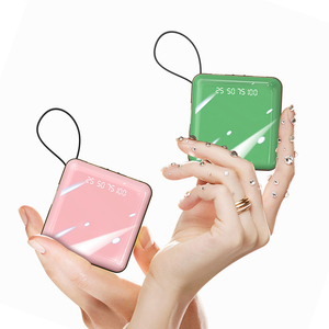 พาวเวอร์<span class=keywords><strong>แบ</strong></span>งค์แบบพกพาขนาด 5000 มิลลิแอมป์ พร้อมสายชาร์จในตัว 4 เส้น ชาร์จเร็ว <span class=keywords><strong>แบ</strong></span><span class=keywords><strong>ต</strong></span>เตอรี่สำรองขนาดเล็กสำหรับ <span class=keywords><strong>iPhone</strong></span> - Product Image 6