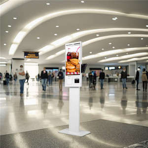 Киоск самообслуживания с сенсорным экраном 23,8 дюйма, на базе Android, моноблок для самостоятельного заказа в ресторанах, для использования в помещении, с SDK - Product Image 4