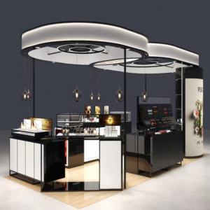 <span class=keywords><strong>Vitrina</strong></span> de Pared para Cosméticos de Alta Gama BX, Exhibidor de Vidrio de Lujo con Luces LED - Product Image 4