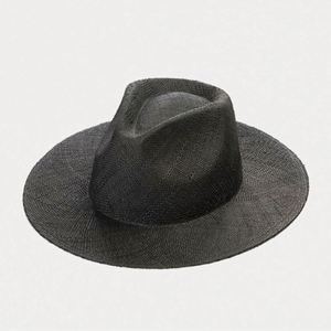 Sombrero de Paja Estilo Jazz, Simple y Moderno, para Primavera/Verano, Ideal para Viajes y Playa, con Ala Ancha - Product Image 4