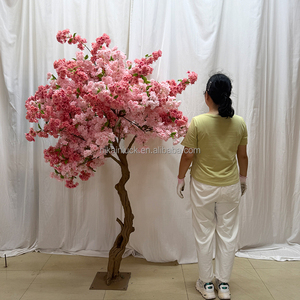 Arbre artificiel de fleurs de cerisier Sakura de haute qualité <span class=keywords><strong>NIKA</strong></span>, 6 pieds, rose, pour les événements de mariage, la décoration de table et les décors - Product Image 1