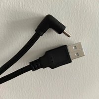 Cable USB de datos de codo de ángulo de 90 grados, carga rápida tipo C, 30/28/26 Awg, ordenadores de ángulo recto de cobre puro, escáneres de código de barras