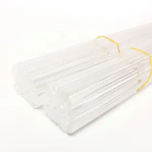 Barre di Quarzo Fuso SiO2 ad Alta Purezza per Applicazioni Semiconduttori, Resistenti ad Alta Temperatura e Alta Pressione, Dimensioni 2-50mm - Product Image 1