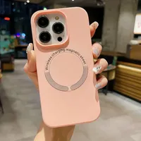Nouvelle coque de téléphone magnétique ABS de luxe avec design de personnage de dessin animé pour 17/16/15/14/13/12 Pro Max Plus Chargeur sans fil