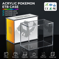 Boîte de présentation en acrylique écologique moderne pour Elite Trainer Box (ETB) – Étui en PMMA