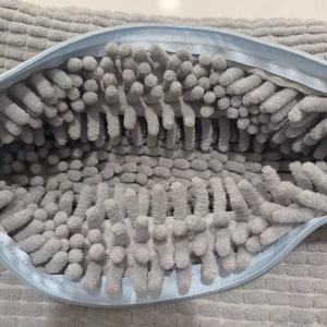 Chenille Shoe Cleaning Bag 39x19Cm With Zipper Rectangle Wash Bag For Shoes Laundry Protection Durable Clean Cover - Product Image 3