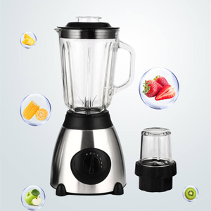 Mixeur Électrique Commercial Robuste 1,5 L à Vitesse Variable, 6 Lames, Contenant en Plastique, Idéal pour Broyer la Glace - Product Image 1
