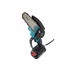 Mini tronçonneuse à poignée supérieure 6 pouces, électrique, moteur 800W, 2 batteries 3000mAh, sans fil, pour bricolage, camping, coupe de branches, usage industriel, garantie 3 ans - Product Image 4