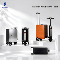 Valise Électrique Pliable Personnalisée OEM ODM à 3 Roues 25L, Bagage Intelligent à Emporter pour les Marques E-commerce du Japon et de Corée
