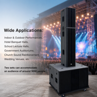 Subwoofer actif 24 pouces, colonne de sonorisation Line Array 10 pouces, enceinte professionnelle portable étanche pour mariages et événements religieux