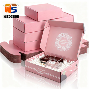 Caja <span class=keywords><strong>de</strong></span> Embalaje <span class=keywords><strong>de</strong></span> Cartón <span class=keywords><strong>de</strong></span> Lujo, Caja <span class=keywords><strong>de</strong></span> Cartón Corrugado para Envíos con Logotipo Personalizado, Caja <span class=keywords><strong>de</strong></span> Envío <span class=keywords><strong>de</strong></span> Vestidos Rosas a Bajo <span class=keywords><strong>Precio</strong></span> - Product Image 3