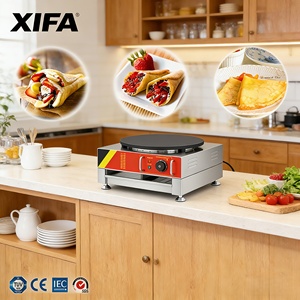 Machine <span class=keywords><strong>à</strong></span> crêpes automatique en acier inoxydable, machine <span class=keywords><strong>à</strong></span> crêpes et <span class=keywords><strong>à</strong></span> roti électrique pour cuisine commerciale, petit-déjeuner, hôtel - Product Image 4