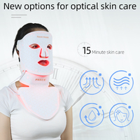 Nouvelle Tendance Masque Facial LED Portable en Silicone 4 Couleurs – Idéal Voyage, Soin Après-Entraînement & Après-Yoga – Mode Femme