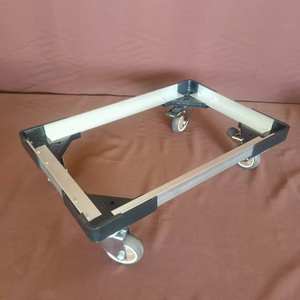 Capacité de charge de 150kg Roues de chariot en plastique 4 roues de chariot Chariot à chariot robuste pour boîtes Chariot mobile - Product Image 1