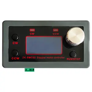 Dc 5-30V ZK-SMC02 Lcd-Display Stepping Motor Controller + Driver Geïntegreerde Ttl Seriële Poort Automatisch/Handmatig Meerdere Modi