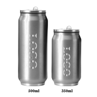 Bouteille de cola en acier inoxydable au design moderne, livraison rapide avec échantillon gratuit, bouteille d'eau potable sous vide pour cadeaux d'affaires