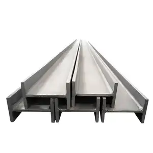 High Quality Iron Mild Carbon Steel Profiles I Section H Beams Q235b Ss400 Standard Hot Rolled H-beams For Sale