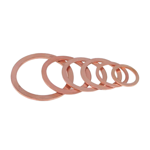 Guarnizioni CF in rame OFHC, rondelle metalliche sigillanti per vuoto ultra elevato senza ossigeno, CF16-CF350, flange di montaggio, cunei in ottone incollato liscio - Product Image 3