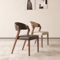 Nordique Simple en bois massif chaise de salle à manger dossier chaise Designer moderne fauteuil chaise pour la maison Restaurant loisirs salle d'étude