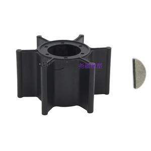 Impeller de pompe à eau pour moteurs hors-bord Yamaha, compatible avec 662-44352, clé 90280-03024, en caoutchouc durable, type vortex fermé - Product Image 3