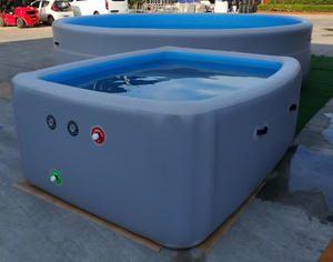 2026 Sommer Neuer Maßgefertigter Rechteckiger Wasserspaß-<span class=keywords><strong>Pool</strong></span> aus DWF <span class=keywords><strong>PVC</strong></span>-Material Aufblasbarer Schwimmpool - Product Image 4
