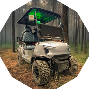 รถกอล์ฟไฟฟ้าสำหรับล่าสัตว์4ที่นั่งมอเตอร์ AC 36V ได้รับการรับรองจาก CE - Product Image 3