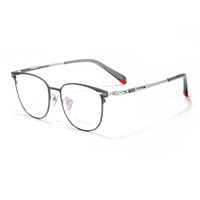 Montures de lunettes Saint Van Gogh en titane pur, conçues avec précision, rondes, ultra-légères pour hommes, pour la correction de la myopie