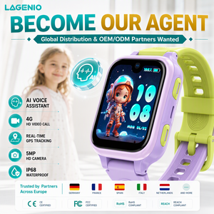 นาฬิกาอัจฉริยะ LAGENIO รุ่นให<span class=keywords><strong>ม</strong></span>่ล่าสุด K9 AI พร้อ<span class=keywords><strong>ม</strong></span> GPS LBS WIFI AGPS ระบบติดตาม SOS IP68 วิดีโอคอล 4G สำหรับเด็ก พร้อ<span class=keywords><strong>ม</strong></span>ซิ<span class=keywords><strong>ม</strong></span>การ์ด สำหรับนักเรียน - Product Image 1