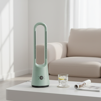 Ventilateur sans pales Smart Tower 90 °   Ventilateur de circulation oscillant pour l'été avec contrôle tactile, idéal pour rafraîchir l'air ambiant et les appareils électroménagers.