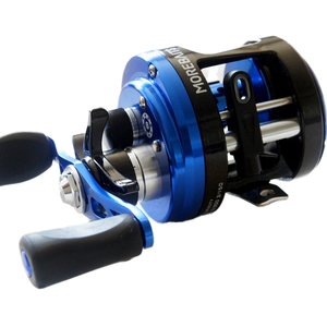 รอกตกปลาโลหะ8-ตลับลูกปืนนอกชายฝั่ง, รอกตกปลาแม่เหล็กแบบดรัมเบรกเกมใหญ่รอกตกปลาทะเลลึกปลาทูน่าน้ำเค็มสำหรับเหยื่อปลาคาร์พ - Product Image 1