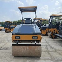 Compacteur vibrant à double tambour Xmr403 de 4 tonnes pour l'Algérie/l'Amérique du Sud avec une largeur de travail de 4500 mm