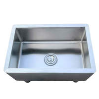 Évier de vadrouille en acier inoxydable de taille personnalisée Cuvette utilitaire à usage intensif Cuisine commerciale Restaurant Blanchisserie Nettoyage Station de lavage