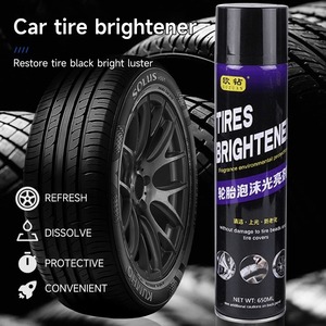 NIKO Spray de brillance pour pneus en mousse, Agent de rénovation pour pneus et jantes en caoutchouc, Revêtement, Polissage, Éclaircissant, Protection, Nettoyant - Product Image 1