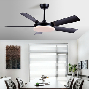 Ventilateur de plafond intelligent haut de gamme 42 pouces avec pales en ABS, lampe LED moderne 220V pour décoration intérieure F6661S-42 - Product Image 1