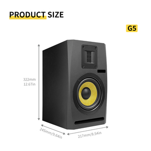 Loa màn hình âm thanh video tích hợp đèn chiếu sáng chuyên nghiệp N-Audio G5 <span class=keywords><strong>Studio</strong></span> <span class=keywords><strong>5</strong></span> inch, chất lượng âm thanh tốt nhất cho thu âm phòng thu - Product Image 6