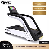 Tapis roulant électrique spécial salle de sport, grande taille, qualité commerciale, absorption des chocs, multifonction, silencieux, écran tactile intelligent, moteur 3HP