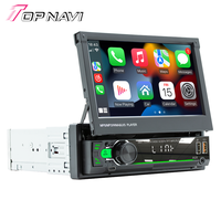 Autoradio 7 pouces rétractable, écran TV de voiture, lecteur MP5, lecteur vidéo portable, lecteur DVD pour voiture