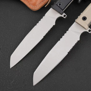 Cuchillo de Bolsillo Táctico de Acero Inoxidable con Mango de Goma de Alta Calidad ER, Personalizable OEM, para Supervivencia al Aire Libre, 1 Año de Garantía - Product Image 2