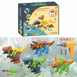 Nouveauté : Jouet éducatif de dinosaure à démonter et assembler en gros, avec tournevis électrique - Product Image 5