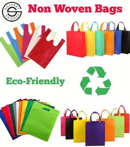 Sac de courses recyclable au meilleur prix, logo imprimé personnalisé, sac de shopping écologique réutilisable en PP laminé non tissé - Product Image 6