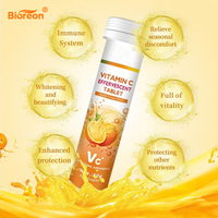 Comprimés Effervescents Classiques Citron Bergamote Amer Mélangé Séville Recharge Énergisante Force Vitamine C