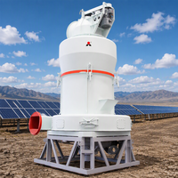 Machine de broyage de grande capacité pour déchets solides, bouteilles en verre, poudre et argile humide
