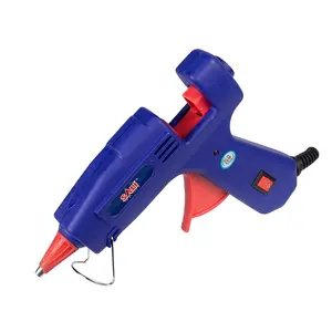 China Manufacturer 20A 6.8-7.2mm Mini Hot Melt Glue Gun Professional Hot Glue Gun Electric Blue