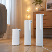 Motor Tirai Listrik Pintar Tuya ZigBee Mini Tersembunyi 1.2N.m AC100-240V untuk Rel Tirai 6m, Kontrol Sentuh, Alexa, Google Home