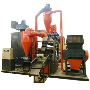 Dry type And High Efficiency Copper Wire Granulation Recycling Machine Used Cable Shredding Separation Recycling Plant For Sale