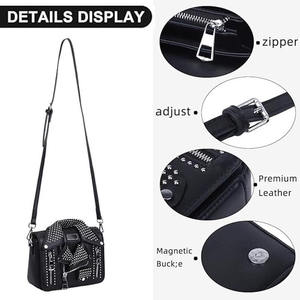 Sac à main pour femme en cuir avec chaîne, sac bandoulière, sac unique pour veste - Product Image 6