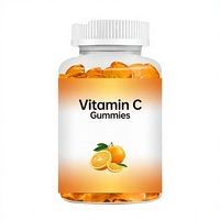 Complément alimentaire stimulant l'immunité à la vitamine C en forme de bonbons, saveur naturelle de fruits, produit de beauté, 80 capsules/flacon