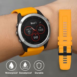 Correa de Repuesto de Silicona <span class=keywords><strong>para</strong></span> Reloj Garmin Fenix <span class=keywords><strong>5</strong></span> 6 7 Instinct 2X, Correa Deportiva de 22mm 26mm - Product Image 2
