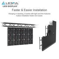 Écran LED vidéo mural intérieur pour église P2.6 P2.9 P3.91, en aluminium moulé sous pression, couleur pleine, affichage LED intérieur P3 pour location