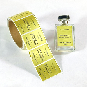 Tùy Chỉnh Matte Vàng Lá Dính <span class=keywords><strong>In</strong></span> Ấn Vòng Nhãn Dán Vòng Tròn Không Thấm Nước Vinyl Thương Hiệu Nhãn Dán Cuộn Logo Riêng Dán - Product Image 1